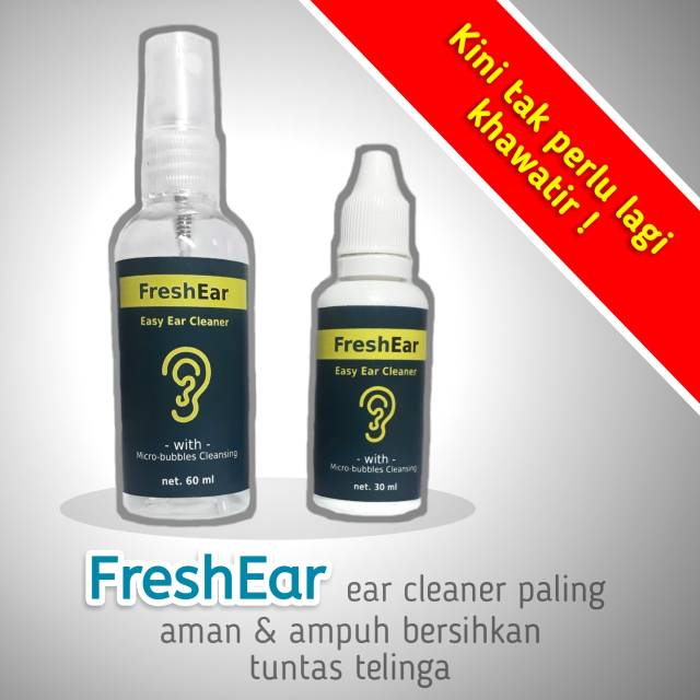 FRESH EAR : OBAT PEMBERSIH TELINGA EFEKTIF DAN AMAN ( EAR CLEANER )