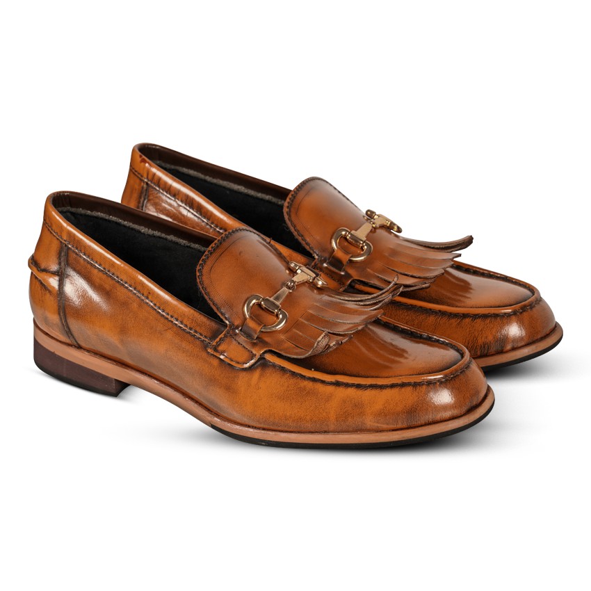 GILLY FRINGE TAN WOMEN SHOES