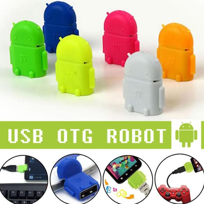 OTG Robot Mini USB 2.0 OTG Cable Micro USB to USB Adapter Micro USB Male to USB Female for Android