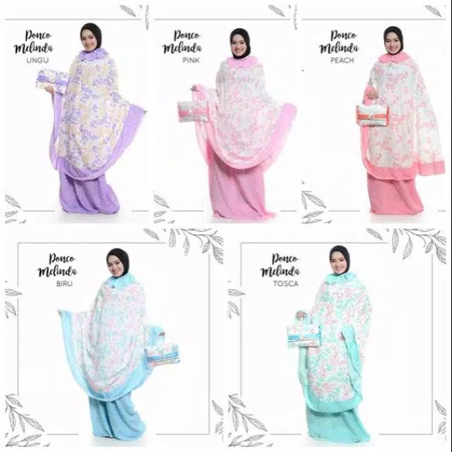 MUKENA PONCO MELINDA - MUKENA TANPA KEPALA