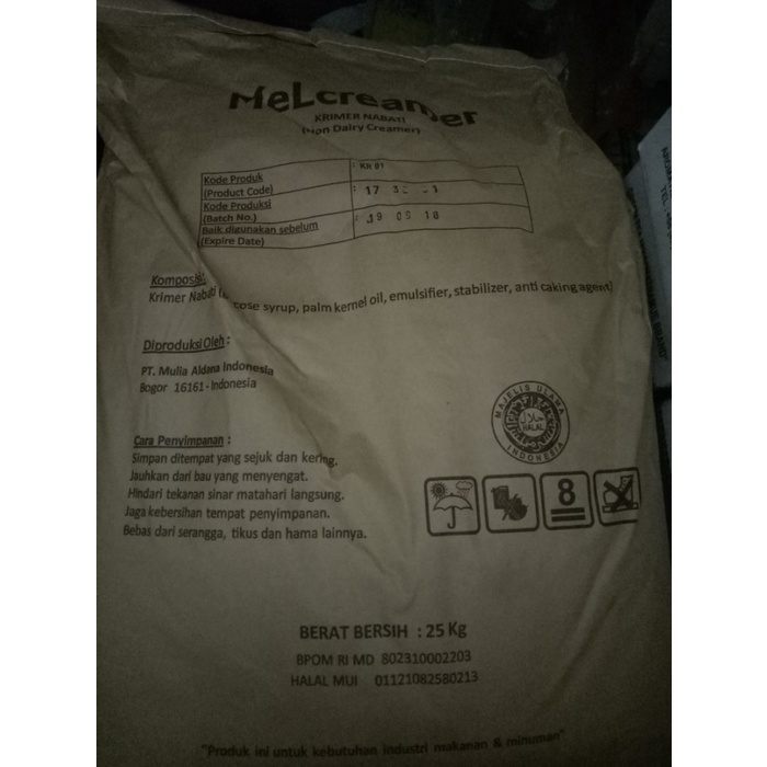 

Krimer- Ndc Mel Creamer / Non Dairy Creamer Per Sak -Krimer.