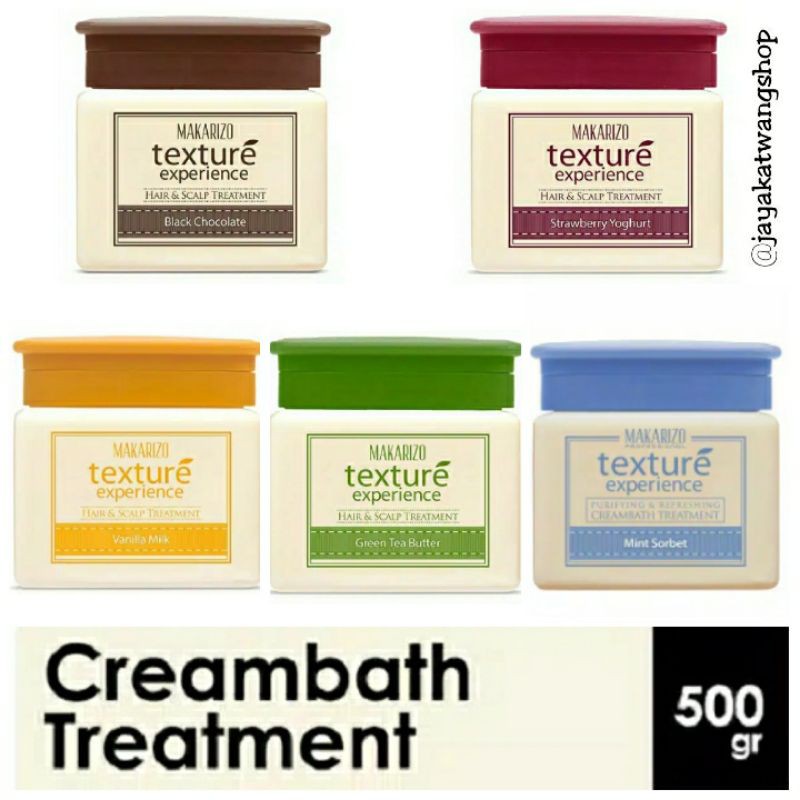 MAKARIZO (TE Pot 500) Texture Experience Creambath 500GR