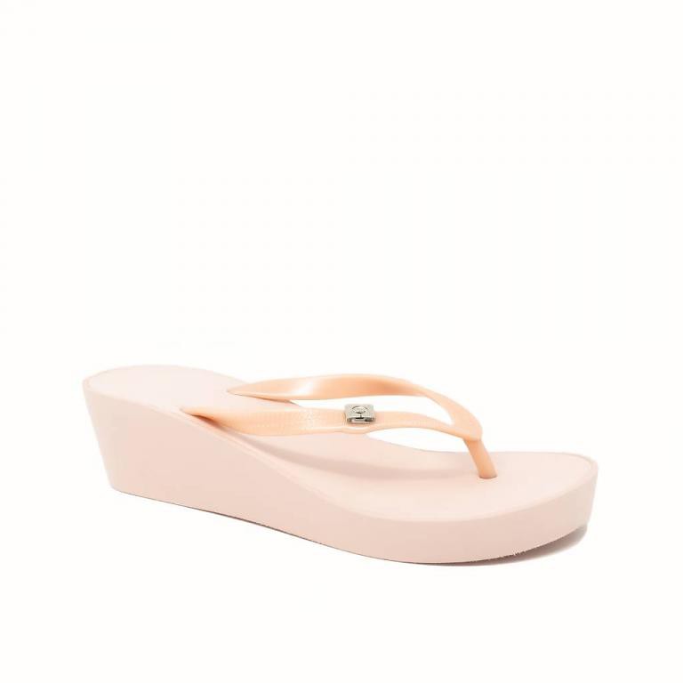 Popits Wedges 5cm Rose Gold Size L Sandal Wanita Original