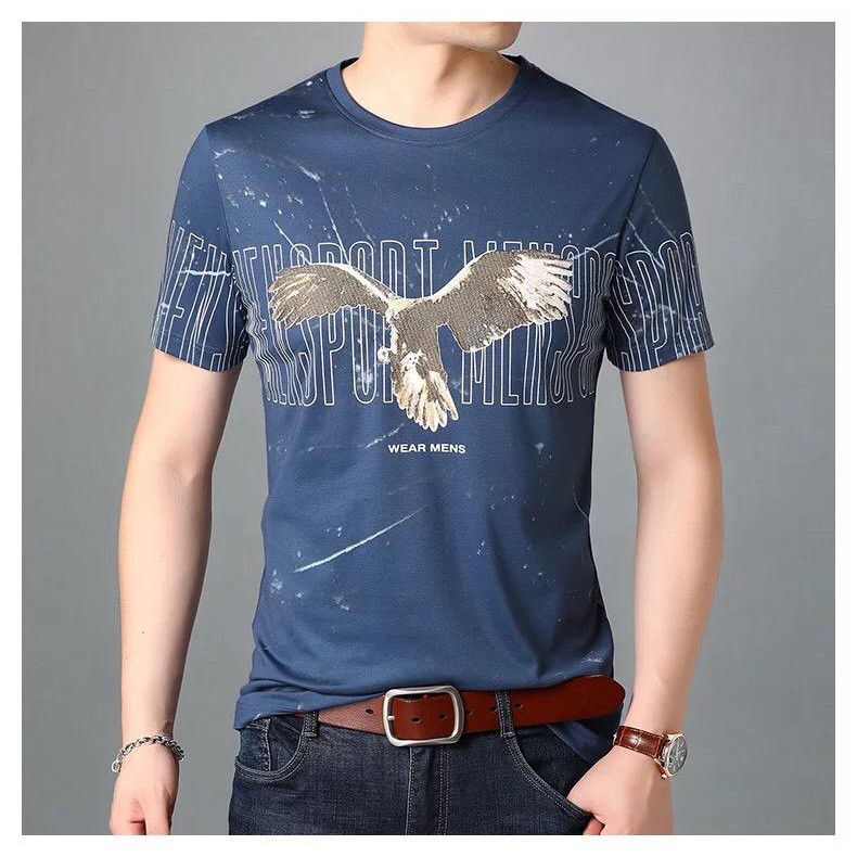 BS//TERLARIS//BAJU KAOS EAGLE TANGAN PENDEK PRIA DAN WANITA//GOOD QUALITY