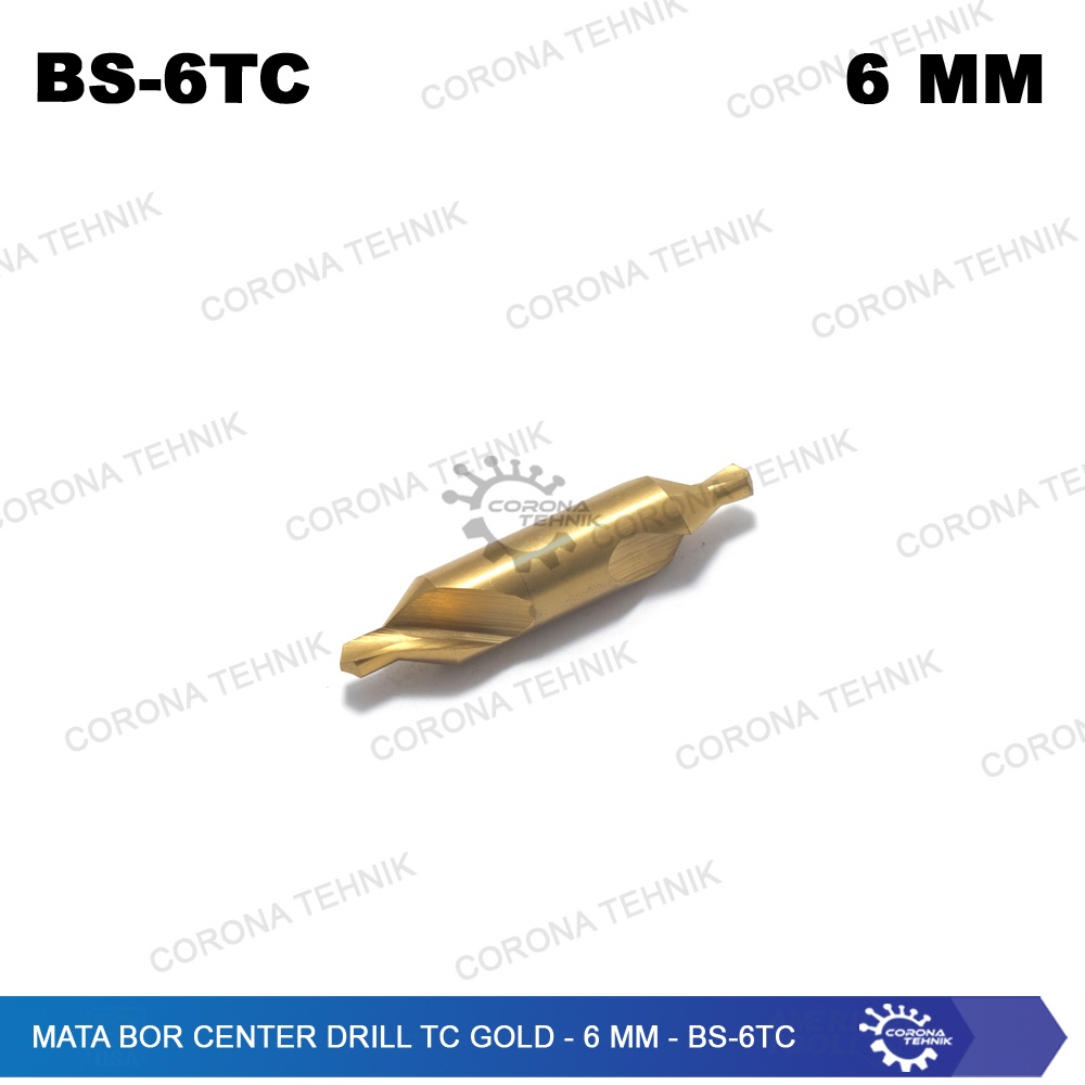 XR - Mata Bor Center Drills TC Gold - 6 mm