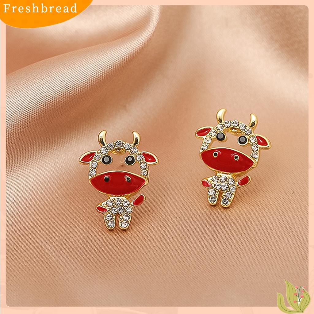 Terlaris 1Pair Earring Cartoon Cute Alloy Animal Stud Earing for Girl