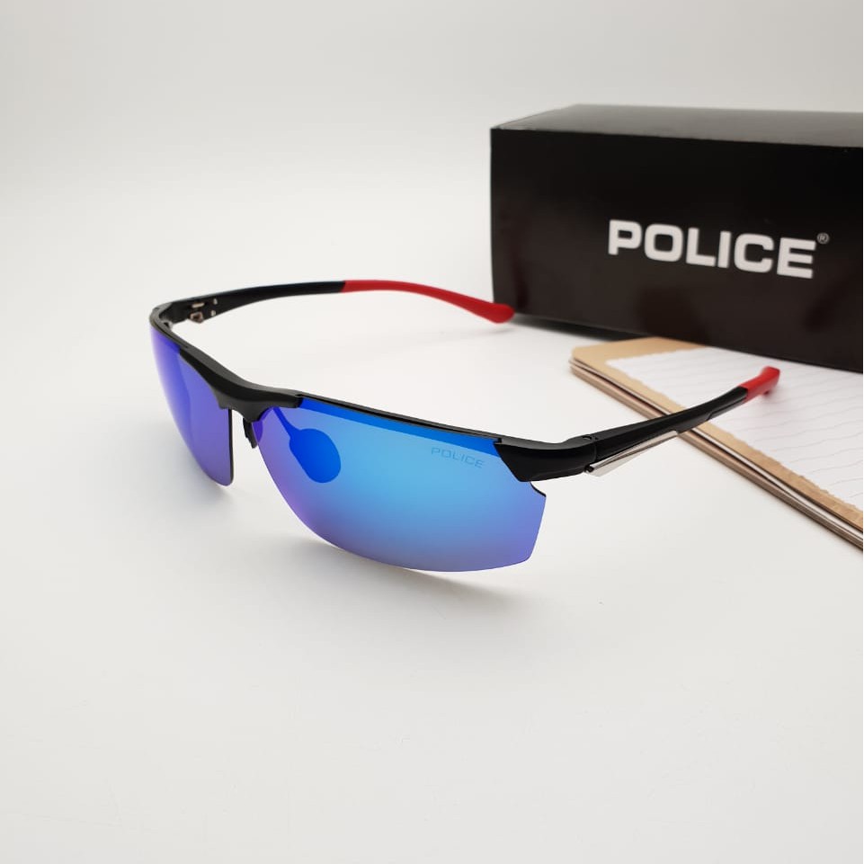 Sunglass  Kacamata Sepeda Pria - Police Magnesium A1926 Lensa Anti Radiasi Termurah