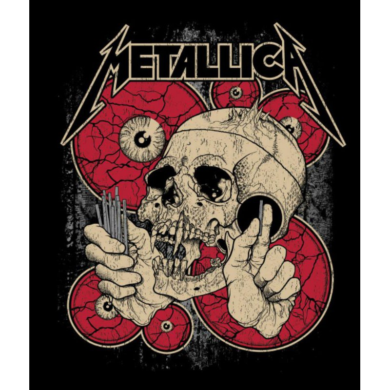 HIASAN DINDING BAND METALLICA | WALLDECOR METALLICA | POSTER KAYU BAND METALLICA