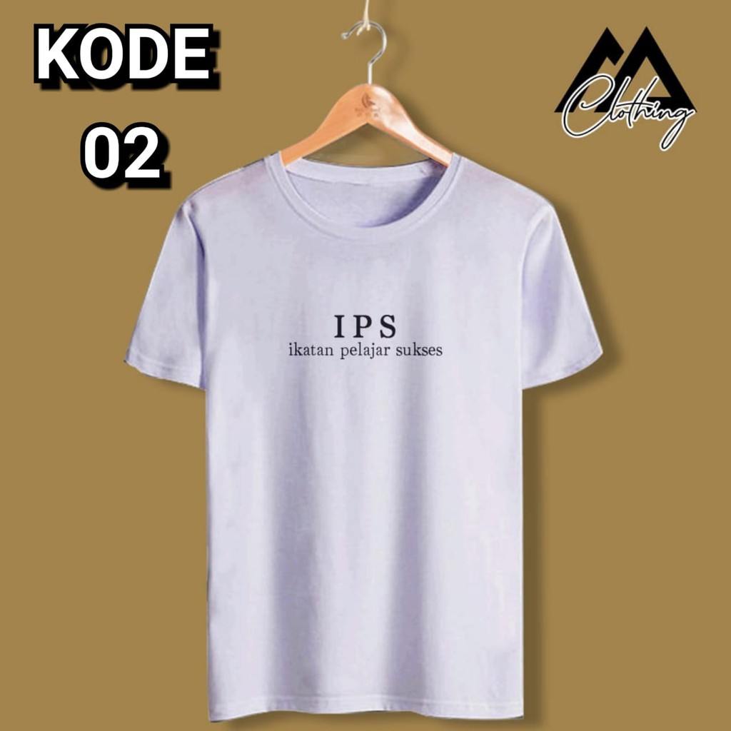 Kaos Quotes Ips Kaos Kata Kata Kaos Tulisan Kaos Dsitro Kaos Keren Shopee Indonesia