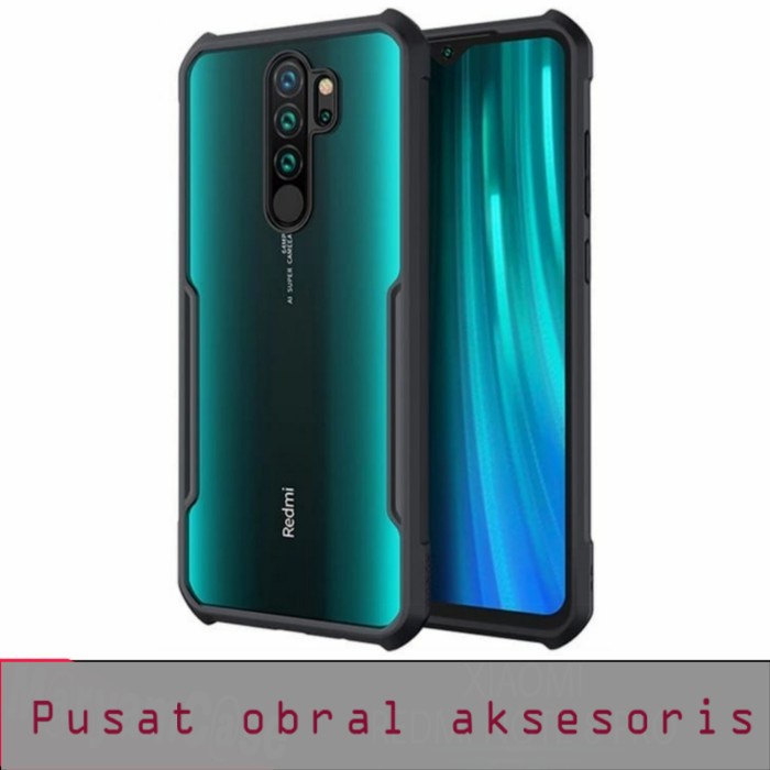 S/P- CASING CASE XIAOMI REDMI NOTE 8 PRO SHOCKPROOF ARMOR TRANCASE SPARENT PREMIUM CASE SP