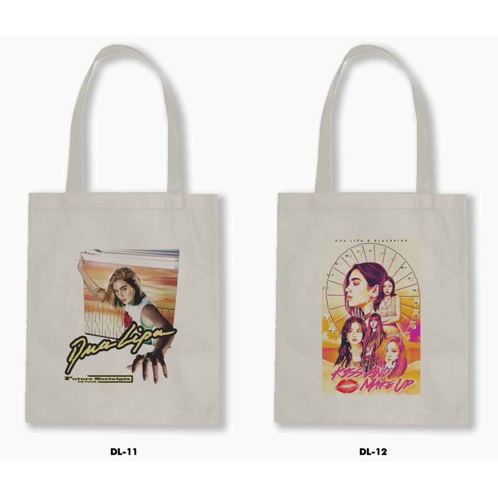 TOTE BAG BLACU - DUA LIPA 01