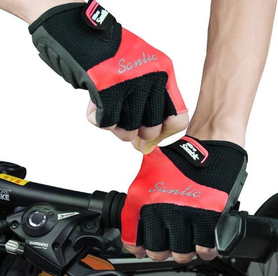 Santic Java Cycling Gloves Half Finger premium WM9P040