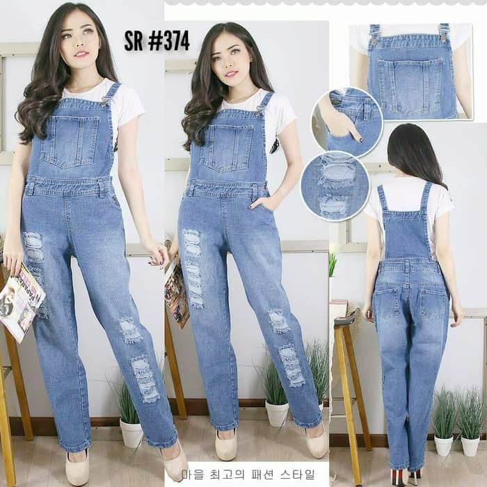 BAJU KODOK JEANS TEBAL SOBEK JUMBO