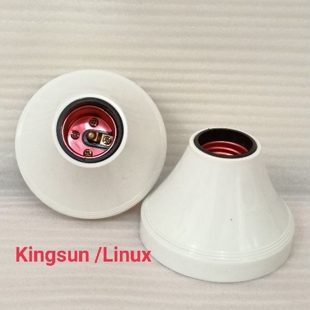 Fitting Plafon/Fitting Lampu 3 Inci Kingsun/Linux E27