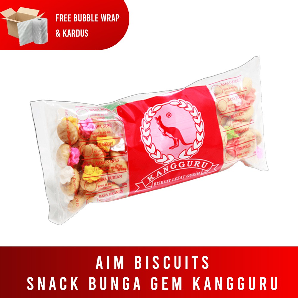 

AIM BISCUITS - Snack Bunga Gem Kangguru 90 Gram