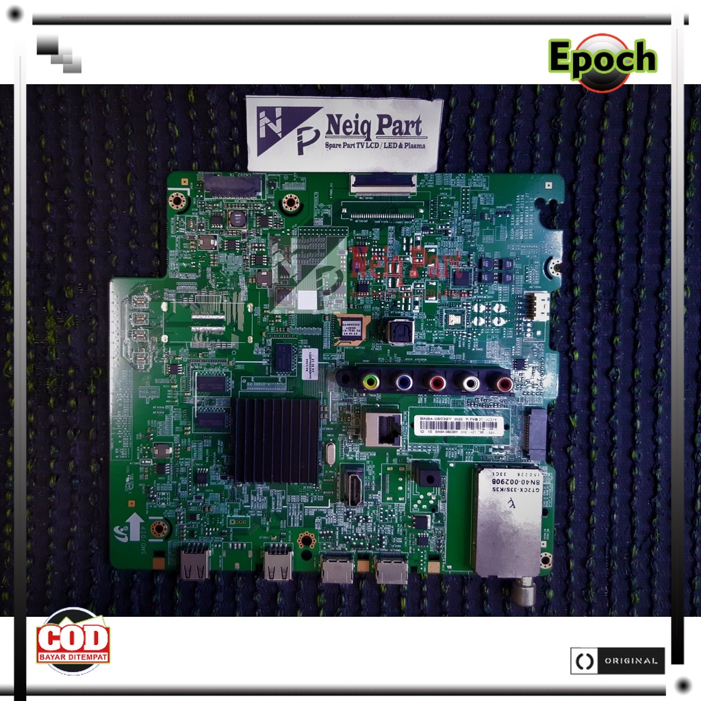 Mb Mobo Mainboard TV Samsung UA 40H5550 - Mpeg Micom Modul PCB Motherboard Model Tipe TV UA40H5550