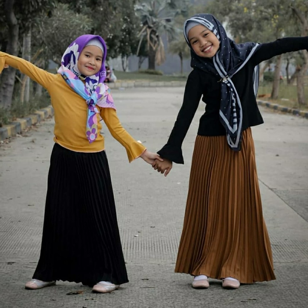 Rok Plisket Anak Murah Usia 4-10 Tahun