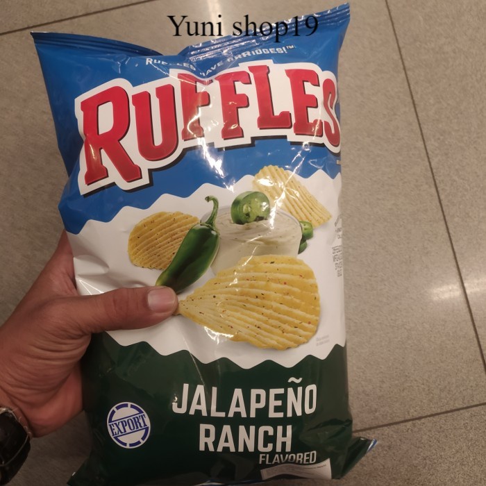 

ruffles jalapeno ranch - snack import made in usa