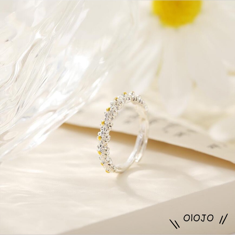 2021 Baru Kreatif Sederhana Daisy Ring Fashion Temperamen Perhiasan Aksesoris - Ol