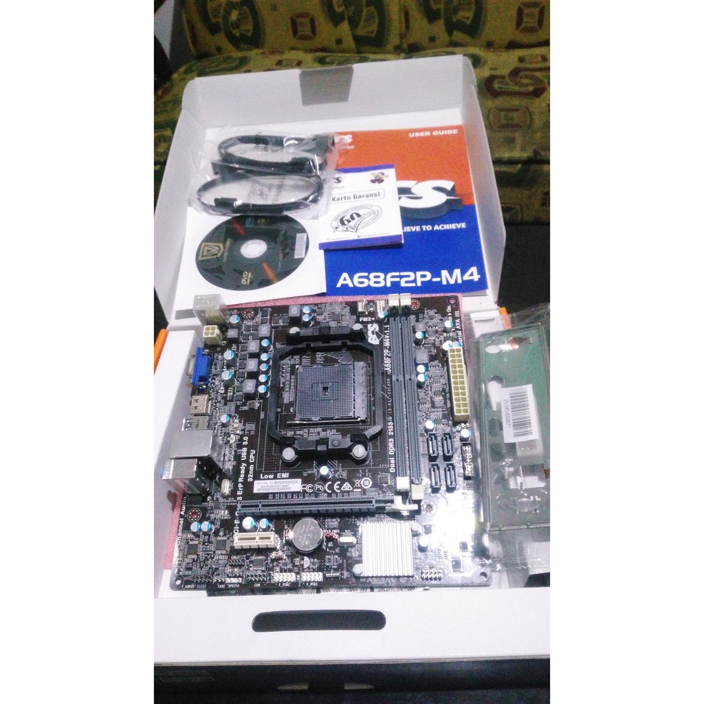 Motherboard FM2+ ECS A68F2P-M4 New