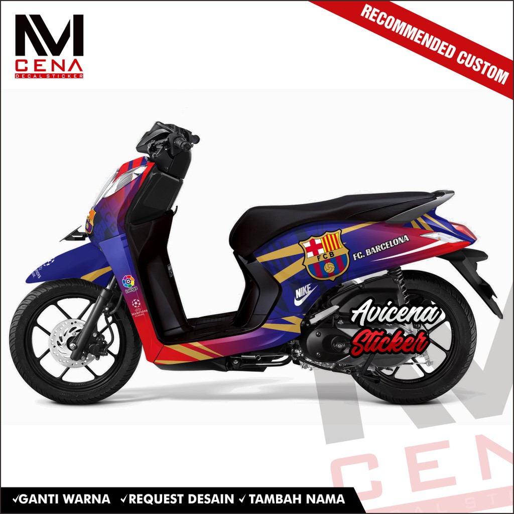 Sticker Decal Honda Genio Decal Sticker Genio Sticker Striping Decal Genio Full Body barca