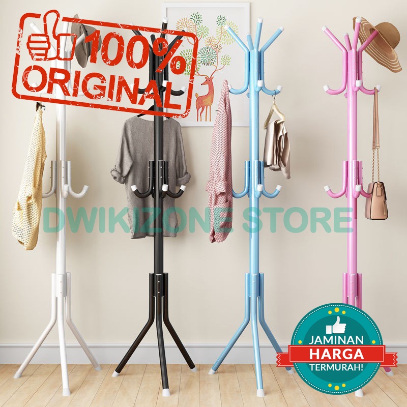 [GROSIR] STAND HANGER GANTUNGAN BERDIRI BAJU TOPI TAS JAKET SERBAGUNA MULTIFUNGSI