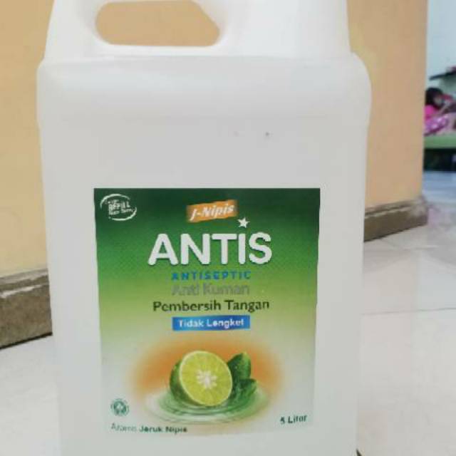 ANTIS 5 LITER CAIR HAND SANITIZER | Shopee Indonesia