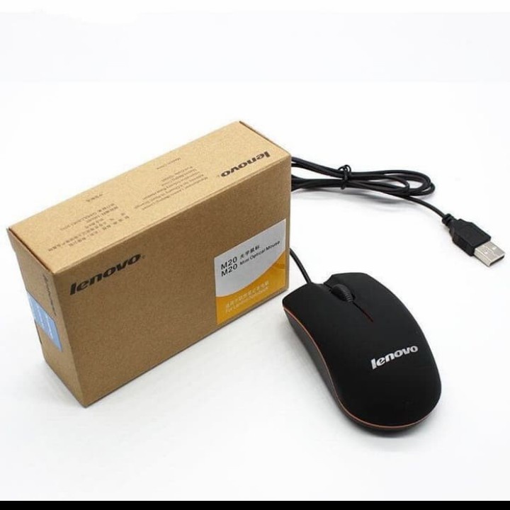 Mouse Lenovo M20 USB Optical Kabel