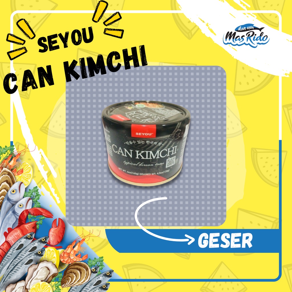 

Seyou Can Kimchi Korea Kaleng 160 Gram Kimchi Instan Halal Termurah