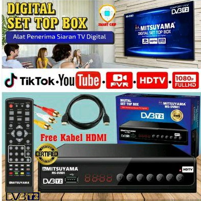 SET TOP BOX DVB T2 TV DIGITAL MS-DVB01