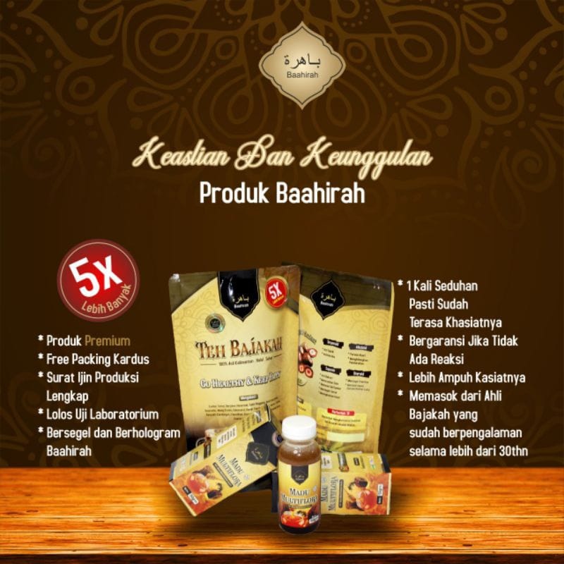 TEH BAJAKAH Premium asli Kalimantan FREE MADU MURNI 100% HALAL