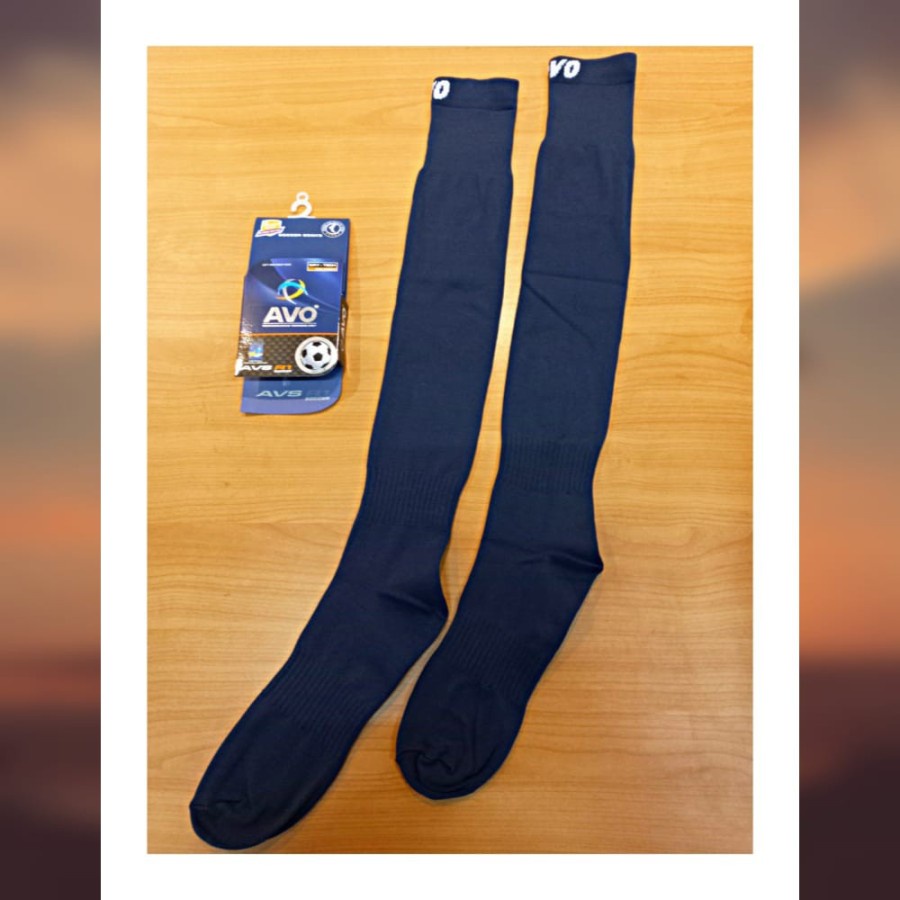 Kaos Kaki bola futsal AVO R1 nylon panjang selutut dewasa original socks anti slip kaoskaki