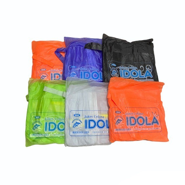 Jas hujan stelan celana / mantel dewasa Dolphin / Idola / murah - 999 4U CLOTHING