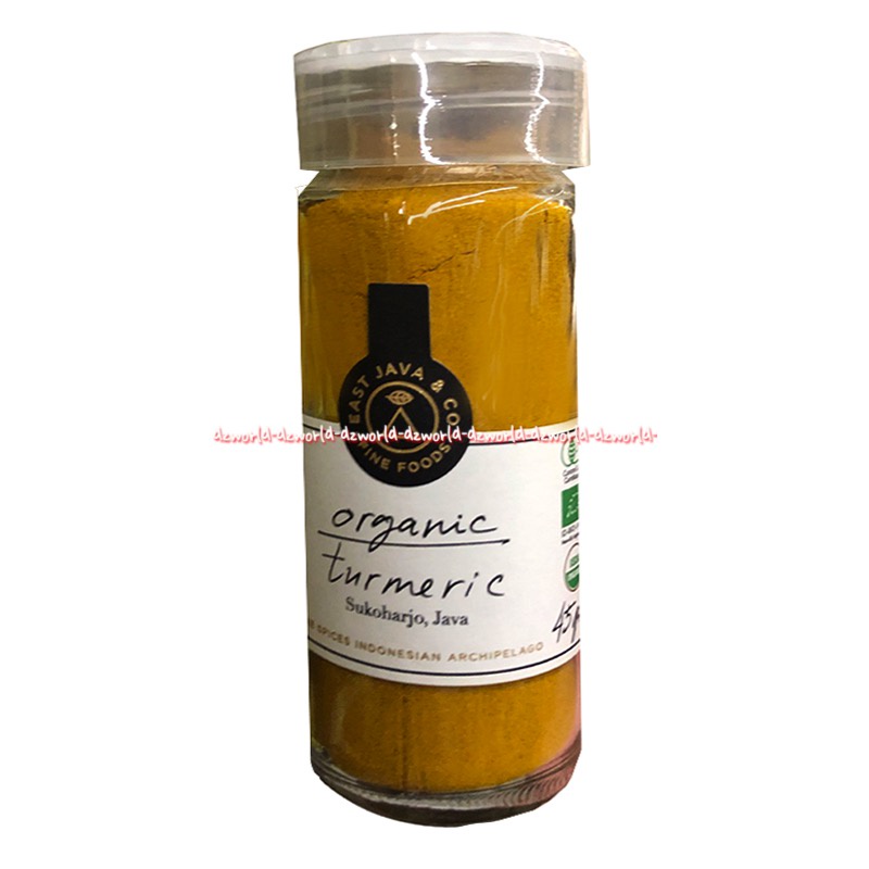 East Java 45gr Organic Turmeric Sukoharjo Jawa Bumbu Masak Kunyit Bubuk Halus Eastjava East Jawa Turmerik