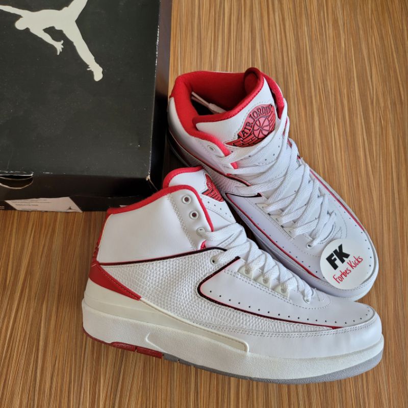 Air Jordan 2 Retro White Red 2014 || unc chicago off-white black blue