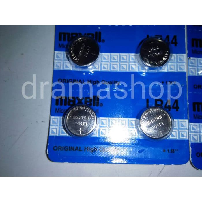 Baterai Kancing Lr44 Maxell Original