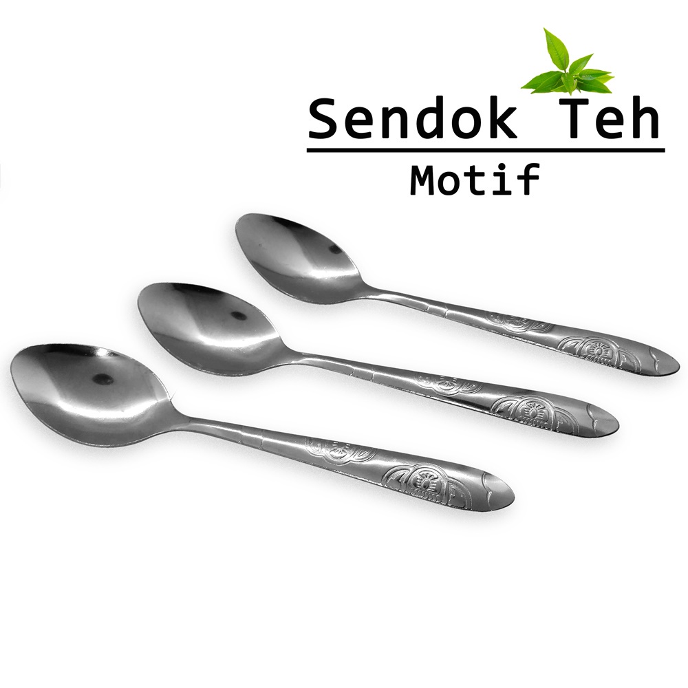 FM - Sendok Teh Kecil Stainless Steel isi 12 pcs