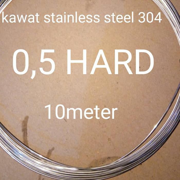 

Kawat Stainless Steel Hard 0,5Mm