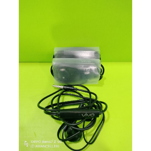 HF Handsfree Headset Copotan Vivo Hitam Original
