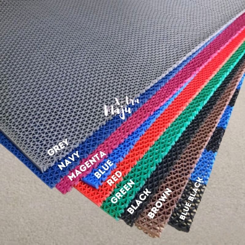 Keset Karpet PVC Anti Slip 40 x 60 S Type Jaring - ANTI SLIP KAMAR MANDI