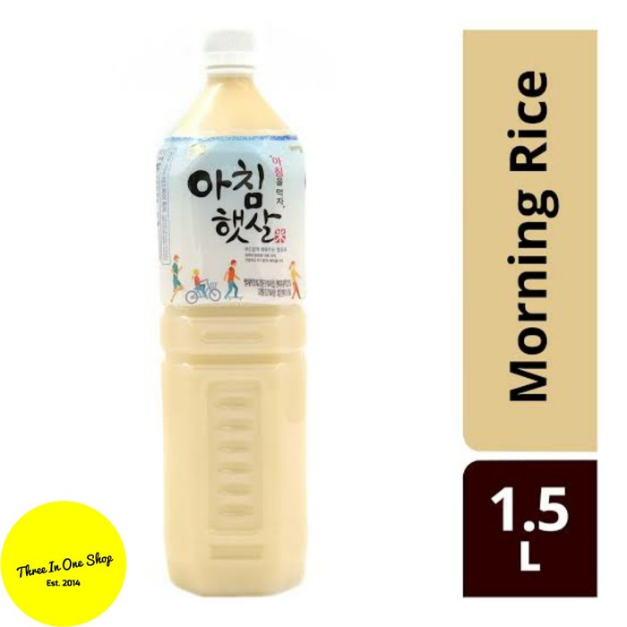 

[READY STOCK] Woongjin Morning Rice 1.5liter/Minuman Beras Korea/Makgeolli Halal