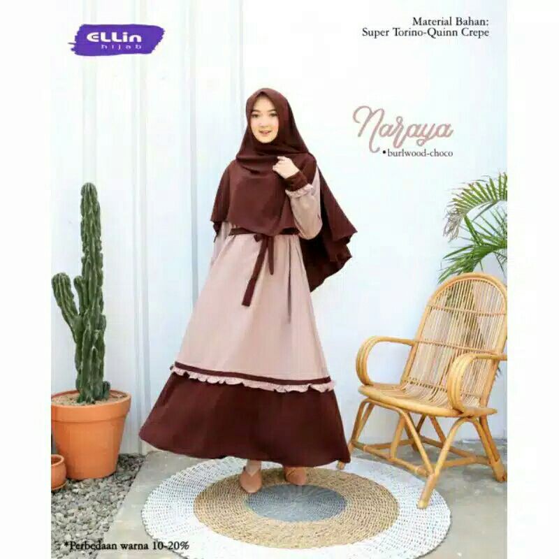 Gamis Naraya Tanpa Hijab