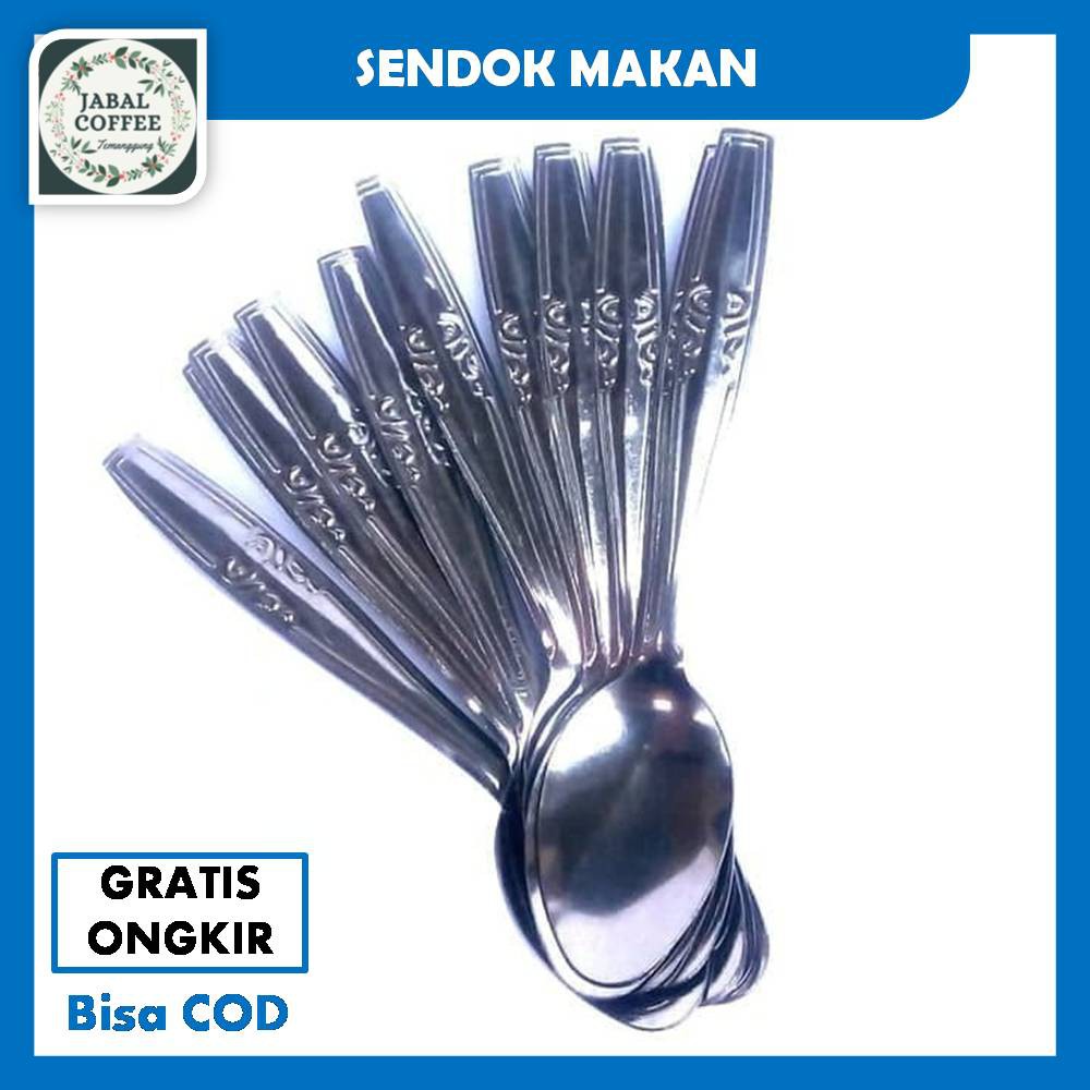 Sendok Makan Stainless Murah / Sendok Makan Tebal / Sendok Polos Stainless / Sendok Stainless J37