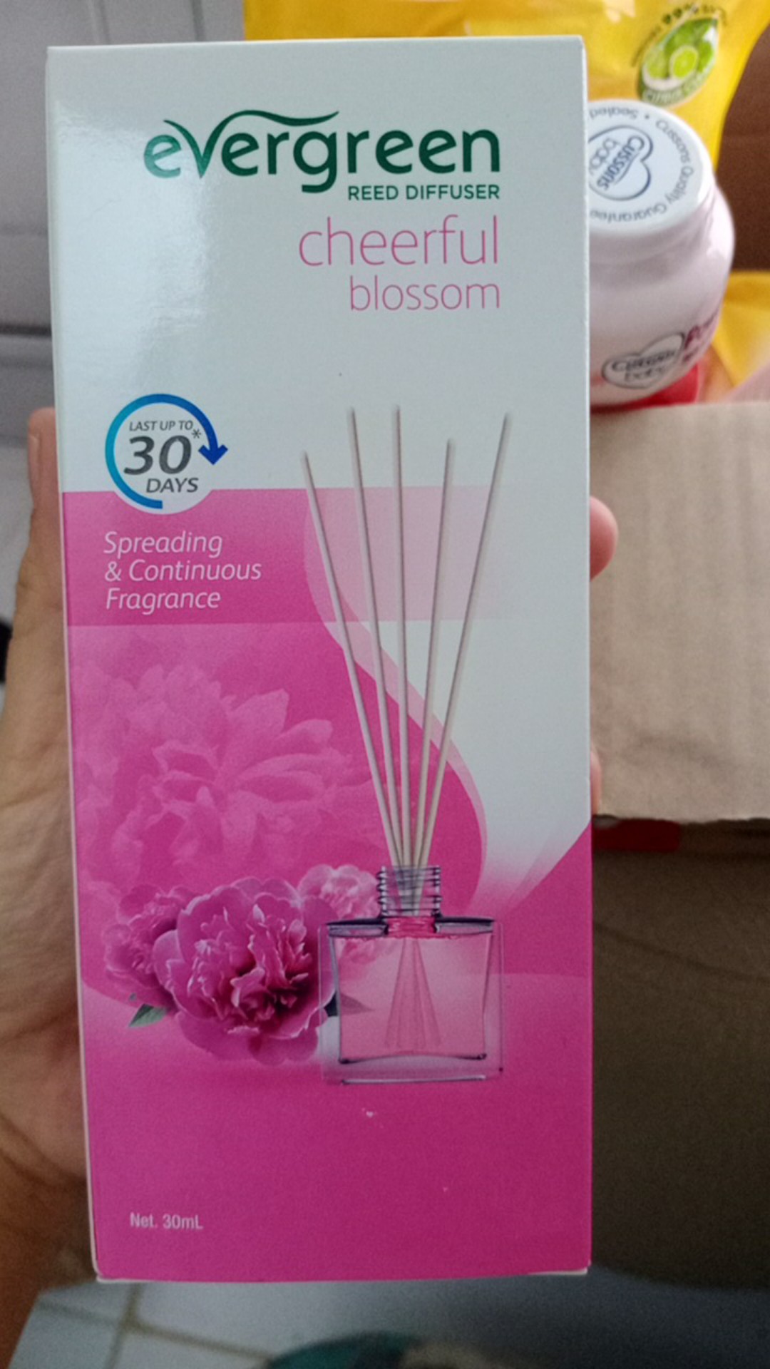 Evergreen / Reed Diffuser / 30ml / Set / Refill / Pengharum Ruangan / Aroma Bunga