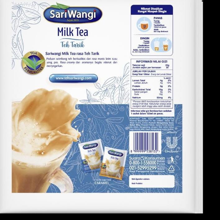 

╔║╗ Sariwangi Milk Tea Powder Teh Tarik Bubuk 23G Isi 30