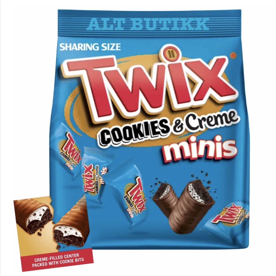 

RB TWIX Caramel Minis Size Chocolate Cookie Bar Sharing Size 9.7oz Product of USA