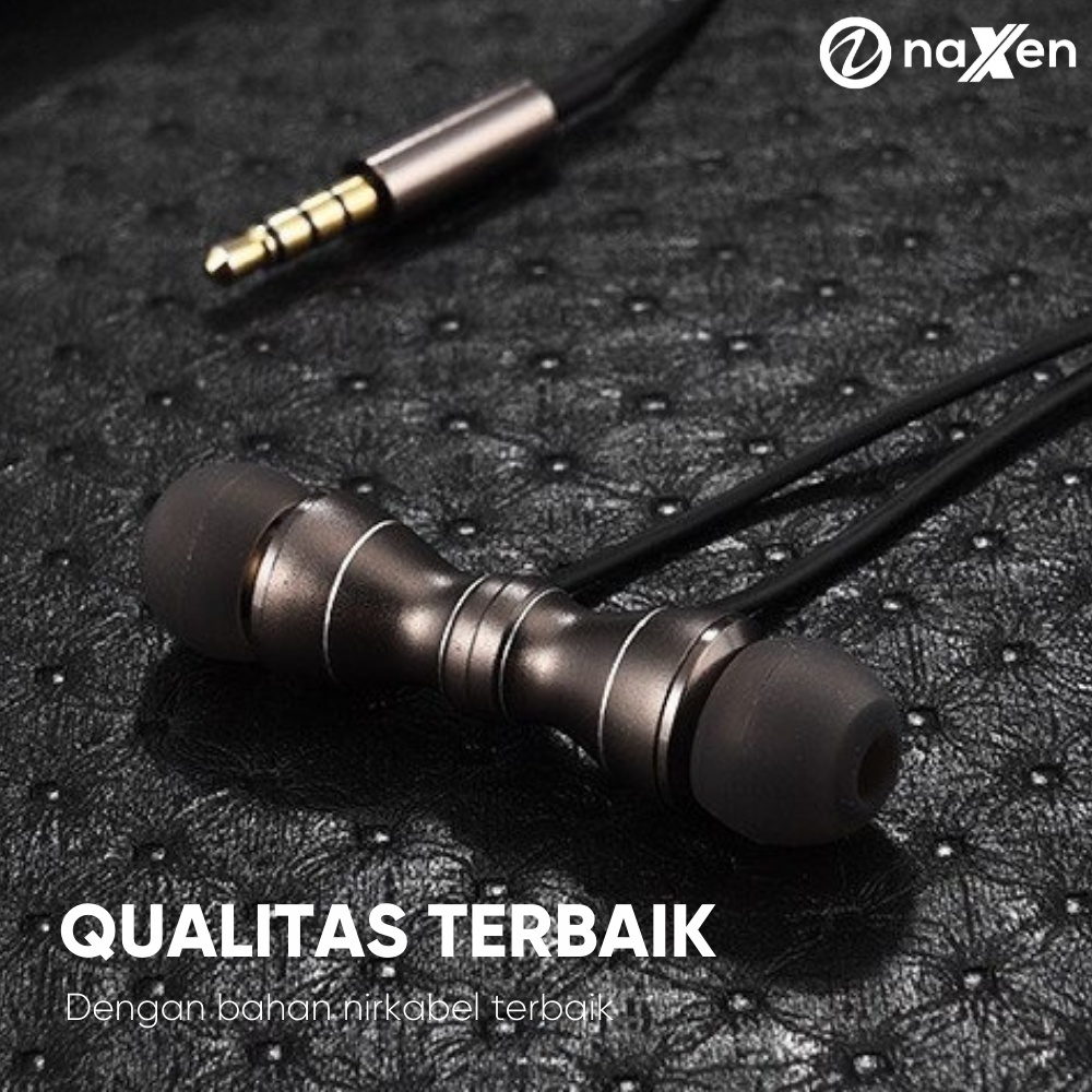 Headset In ear Naxen Premium HD Sound Bass + Microphone E04