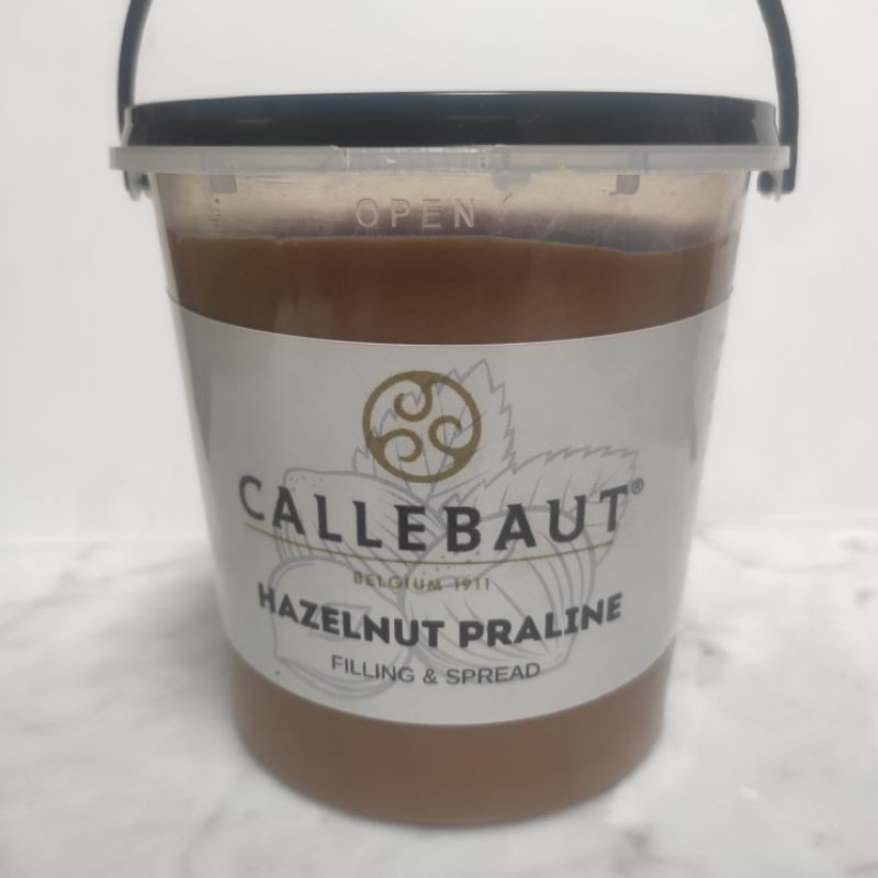 

callebaut hazelnut praline paste PRA 663 Repack 1kg / selai hazelnut / kacang hazel / pasta hazelnut