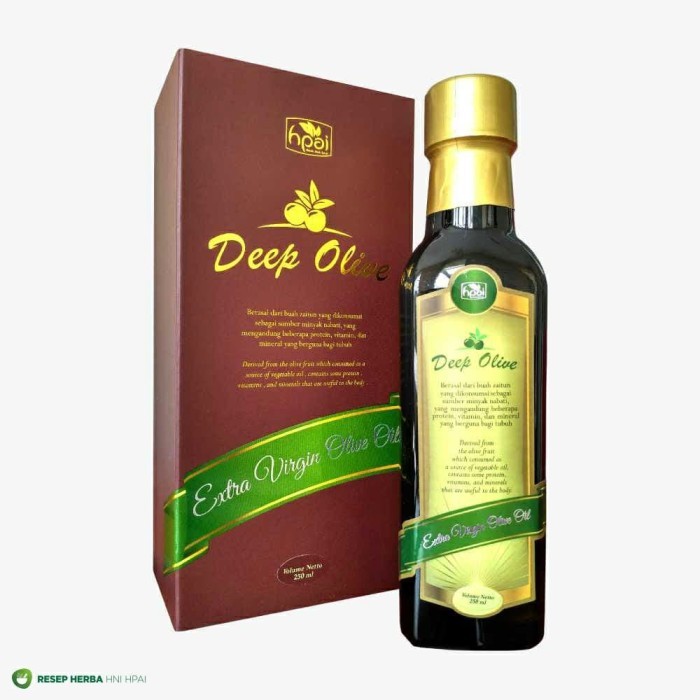 Deep Olive Oil HNI HPAI - Minyak Zaitun Kemasan Besar