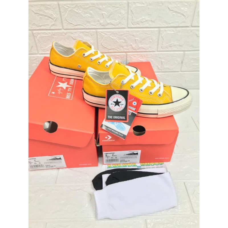 SEPATU SNEAKER CONVERSE ALLSTAR 70s OX BLACK WHITE/OFF WHITE PREMIUM